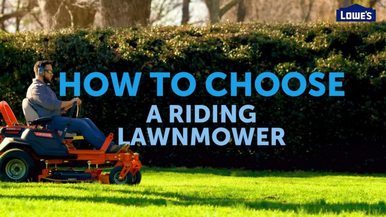 How Choose Riding Lawn Mower 2023 [Latest]